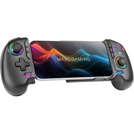 Mars Gaming MGPXPro Bluetooth Gamepad BT+USB Multiplatform Hall Effect Black