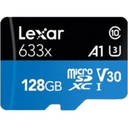 Memoria flash MicroSDXC Lexar 633x 128 GB classe 10 UHS-I