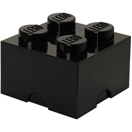 Lego Storage Brick 4 Negro