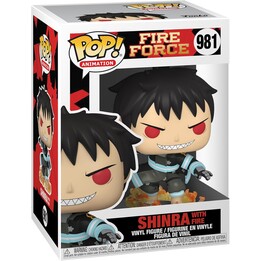Funko Pop Animation Fire Force Shinra mit Feuer