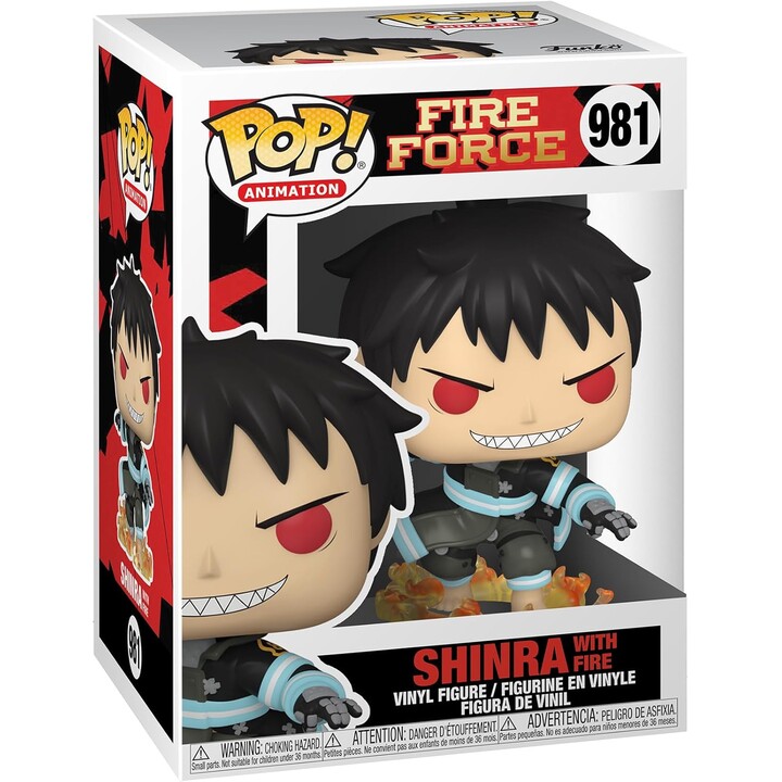 Funko Pop Animacion Fire Force Shinra Con Fuego