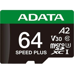 Carte mémoire MicroSDXC Classe 10 ADATA Speed ​​​​Plus 64 Go