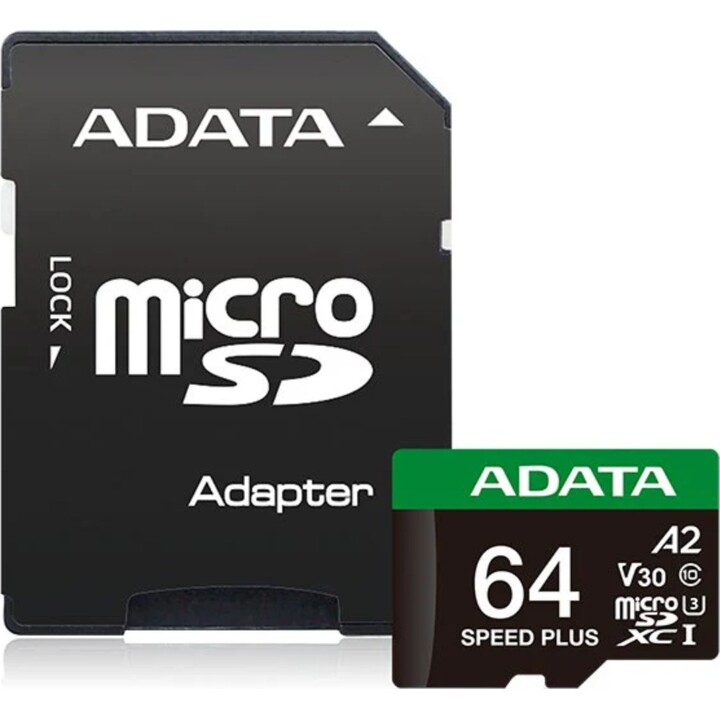 Cartão de memória ADATA Speed ​​Plus 64GB MicroSDXC classe 10