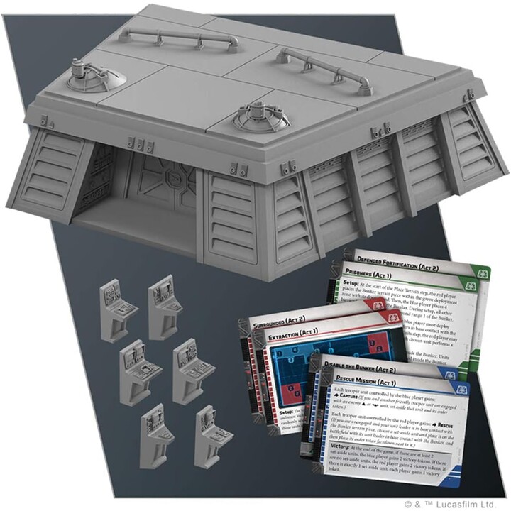 Asmodee Star Wars Legion: Bunker Imperiale PEGI 14