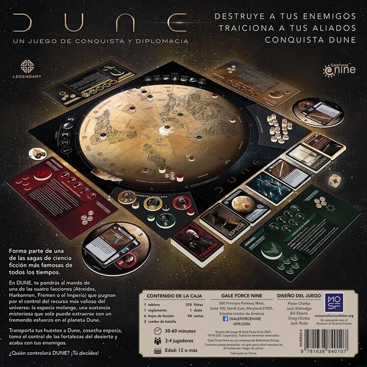 Asmodee Dune: un gioco di conquista e diplomazia PEGI 14