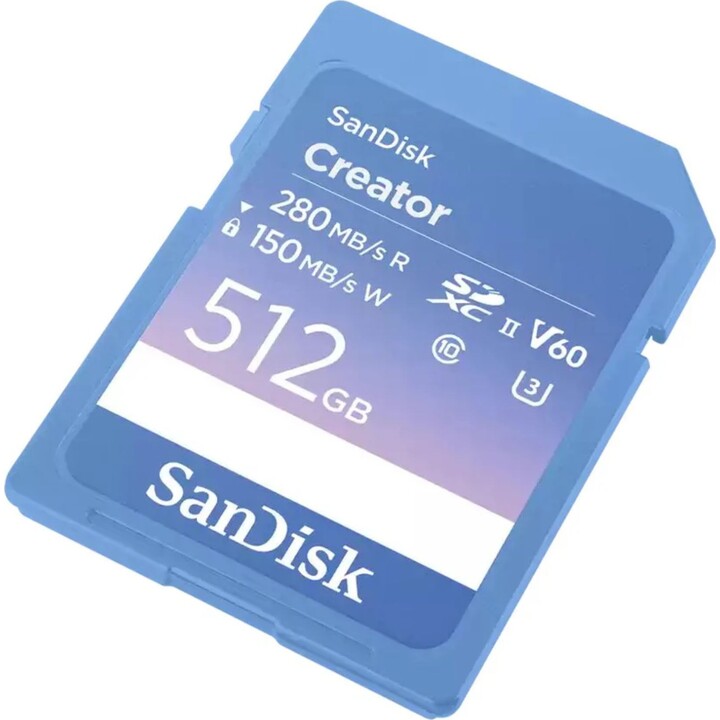 Tarjeta SanDisk Creator 512 GB SDXC UHS-II Clase 10