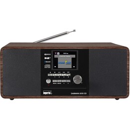 REHAU IMPERIAL DABMAN i200 CD Digital 20 W DAB+, FM, UKW Walnut MP3 Playback