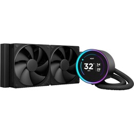 NZXT Kraken Elite 240 Liquid Cooling Kit with 240mm IPS Screen, Black