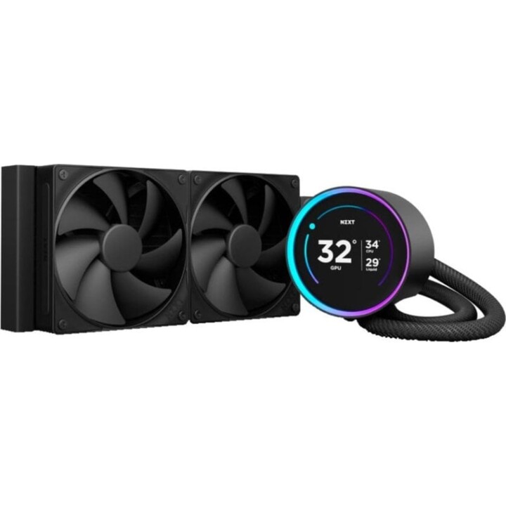Kit de refroidissement liquide NZXT Kraken Elite 240 avec écran IPS 240 mm, noir