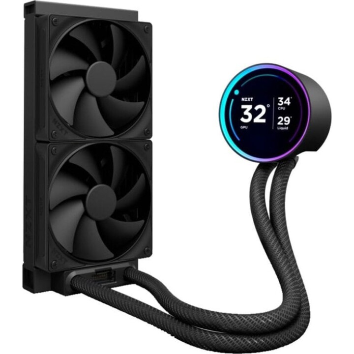 Kit de refroidissement liquide NZXT Kraken Elite 240 avec écran IPS 240 mm, noir