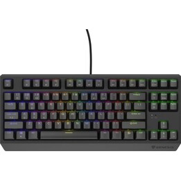 Genesis Thor 230 TKL Clavier de jeu USB, QWERTY anglais américain, noir