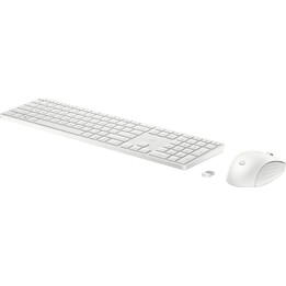HP 655 Wireless Combo Keyboard and Mouse Universal RF Wireless White
