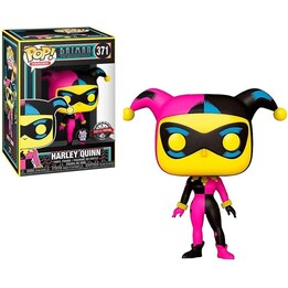 Funko Pop Dc Black Light Harley Quinn Multicolor