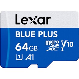 Lexar 64GB Micro SDXC Memory UHS-I/W/A LMSBLPL064G-BNANG