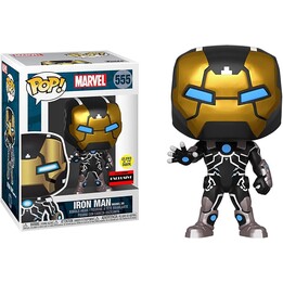 Figurine Funko Pop Marvel Iron Man 80e anniversaire phosphorescente