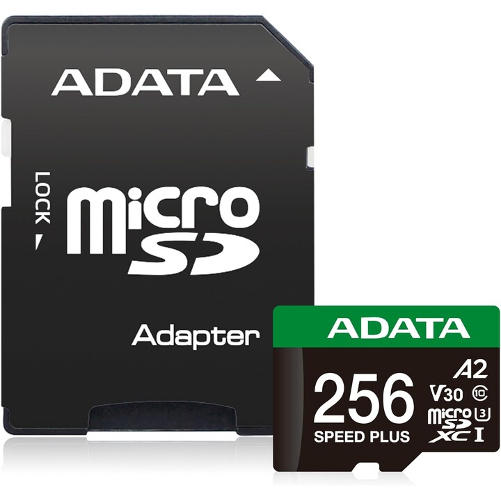 Memory Micro SDXC 256GB UHS-I/UD256GUI3V30A2SP-RA1 Adata
