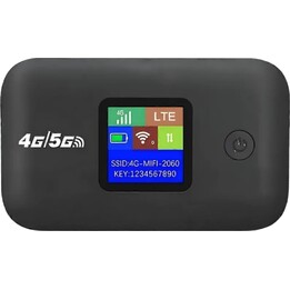Enrutador portátil A8 4G LTE 3000mAh, negro