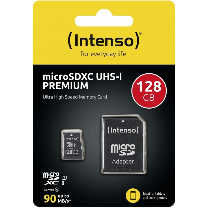 Intenso Micro SD Card SDXC 128GB Class 10
