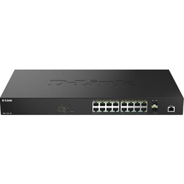 Switch D-Link DMS-1250-18P/E com 18 portas/ RJ-45 Gigabit 10/100/1000 PoE/ SFP