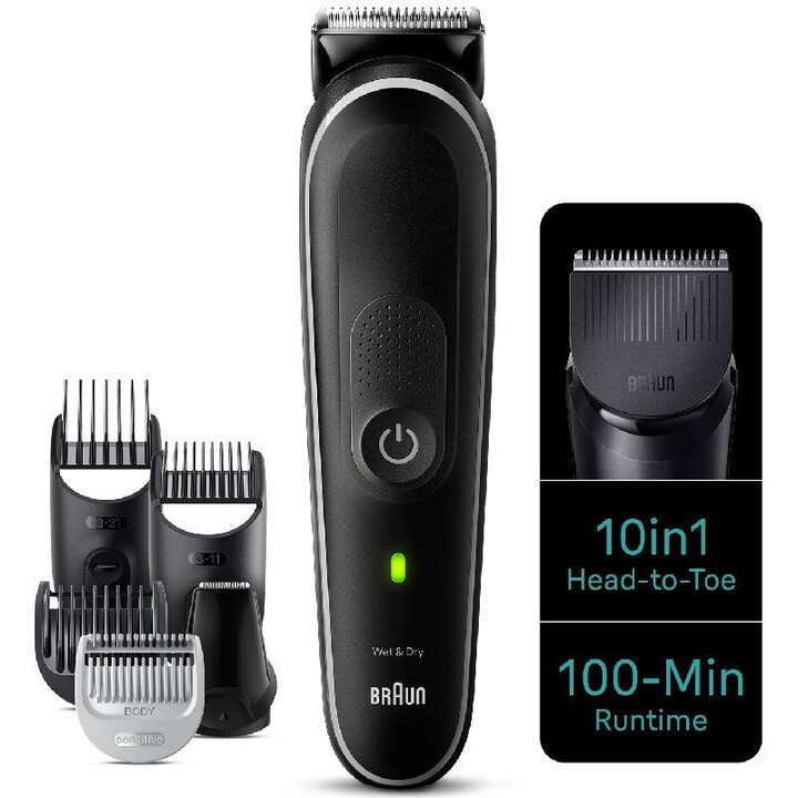Tondeuse tout-en-un Braun Série 5 MGK5440 / avec batterie / 10 accessoires