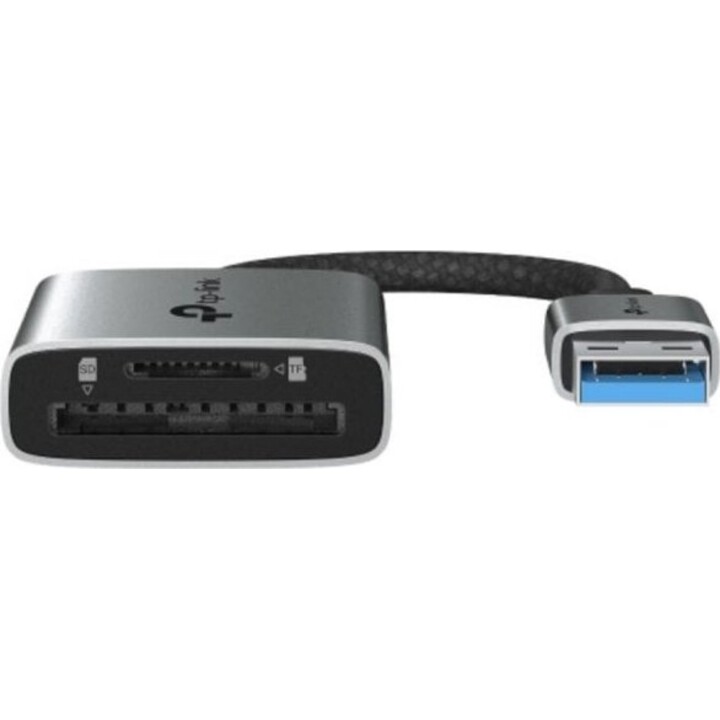 Card reader externo usb-a tplink ua430 1xsd 1xmicrosd 3.0 carcasa de aluminio