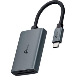 Lettore di schede esterno usb-c tplink ua440c 1xsd 1xmicrosd 4.0 case in alluminio