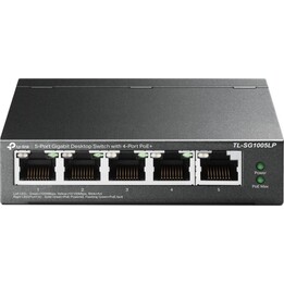 Switch TP-Link TL-SG1005LP 5 porte Gigabit con 4 porte PoE