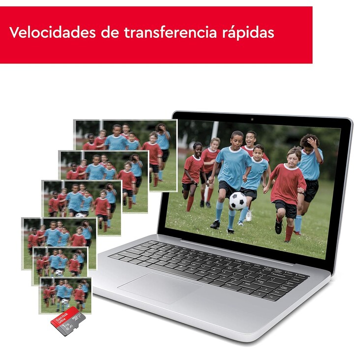 Scheda di memoria SanDisk Ultra microSDHC da 32GB + adattatore SD