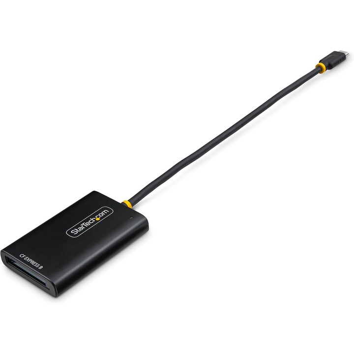 Leitor de Cartões Compactos de Alumínio 10Gbps Startech USB-C CFexpress Tipo B, Preto