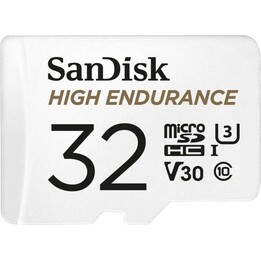 Cartão de memória SanDisk High Endurance microSDHC 32GB + adaptador SD