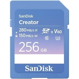 Sandisk Creator 256 Go SDXC UHS-II Classe 10