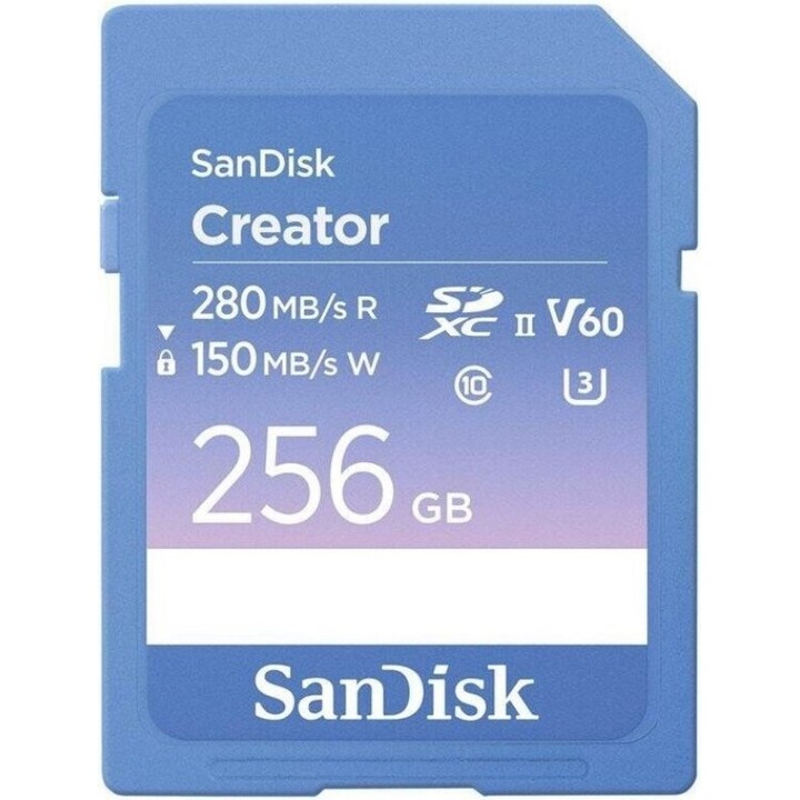 Sandisk Creator 256 Gb Sdxc Uhs-ii Classe 10
