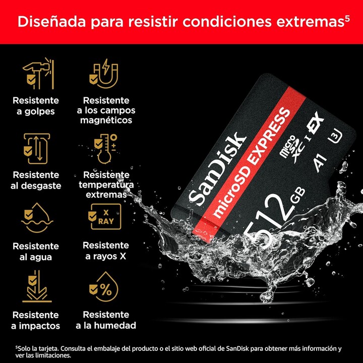 Memory Micro SDXC 512GB UHS-I/SDSQXFN-512G-GN4NN Sandisk
