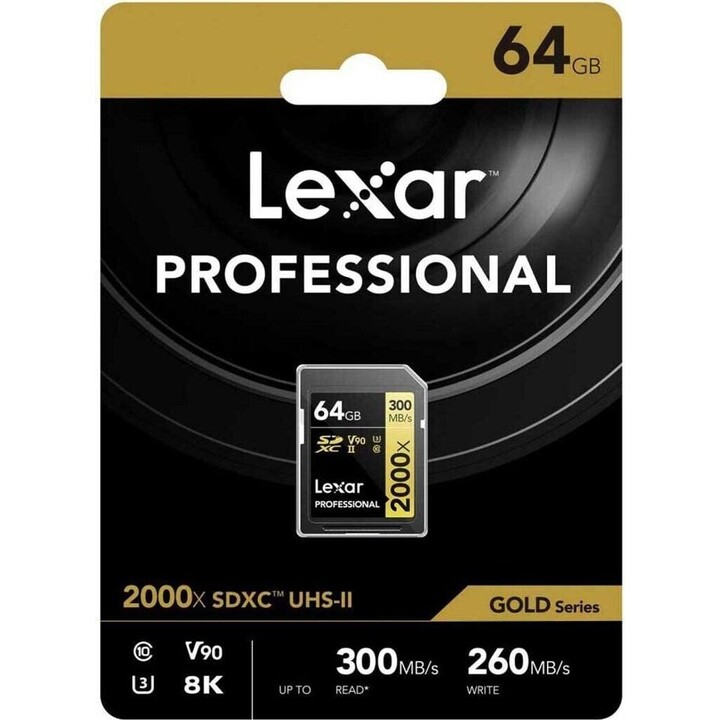 Lexar Professional 2000x 64GB SDHC UHS-II Classe 10