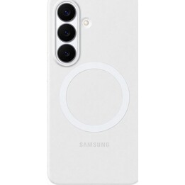 Coque magnétique en silicone Samsung pour Galaxy S26+ blanche