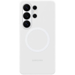 Samsung Galaxy S26 Ultra Silikon Magnet Qi2 Hülle Weiß