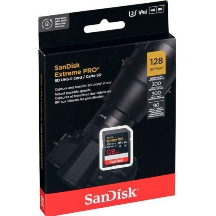 Tarjeta Sandisk Extreme Pro 128GB