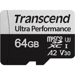 MicroSD -Karte 64GB Transzend SDXC USD340s mit Adapter