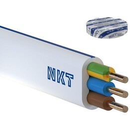 Flachkabel 450/750V Kl.1 YDYP 3X1.5 ŻO NKT