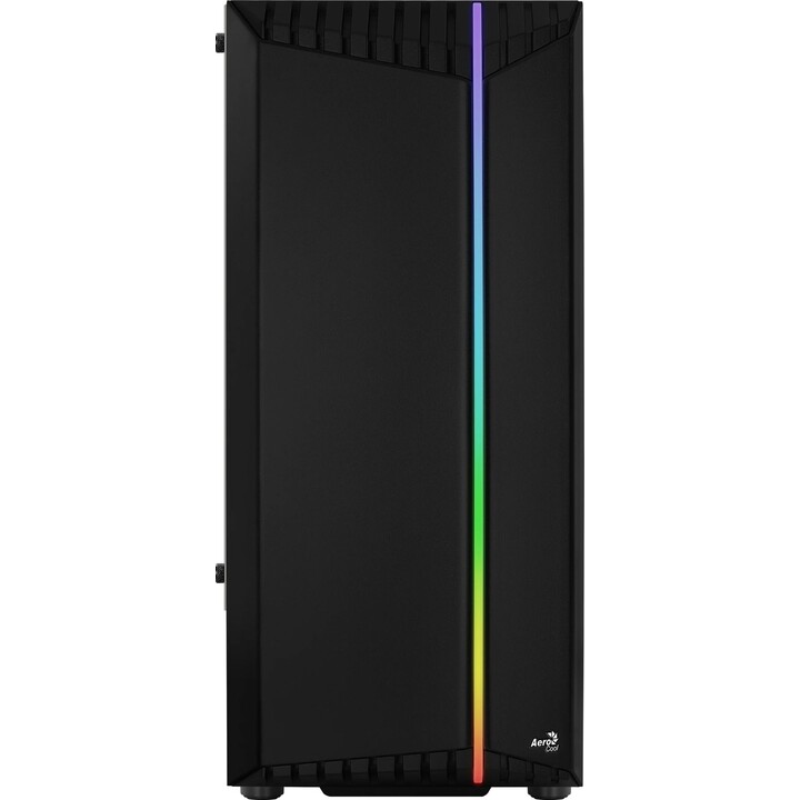 Aerocool Bionic G-V2 Tg Gaming PC Gehäuse, Schwarz, gehärtetes Glas