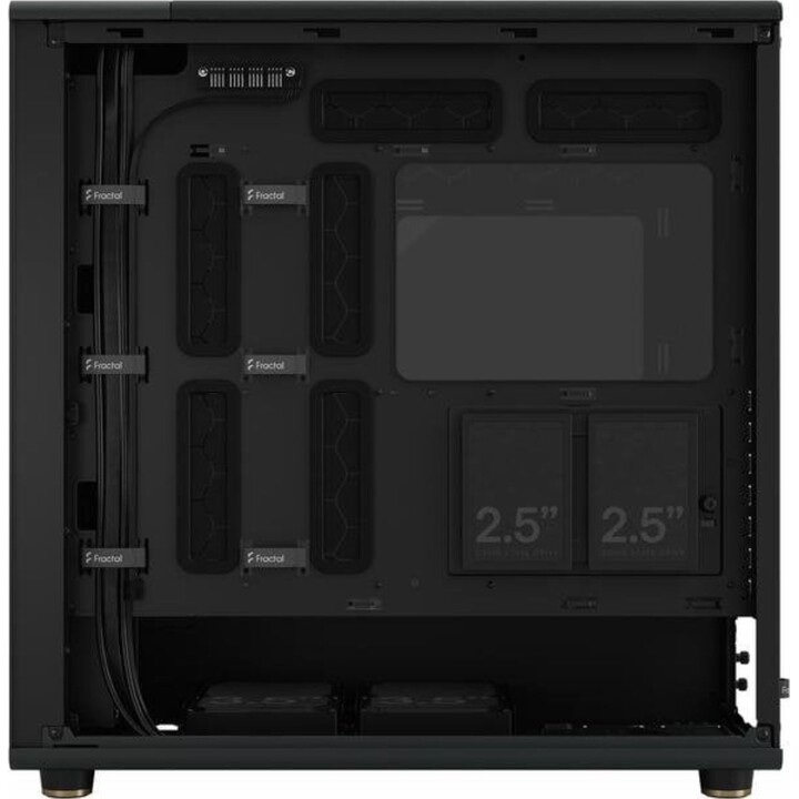 Fractal Design North XL TG Charcoal Dark PC Case with tempered glass and wooden front