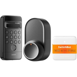 SwitchBot Lock Ultra VISION 10973292 Fingerabdruck NFC Gesichtserkennung 2K Video smart deadbolt 7 Entriegelungsmethoden