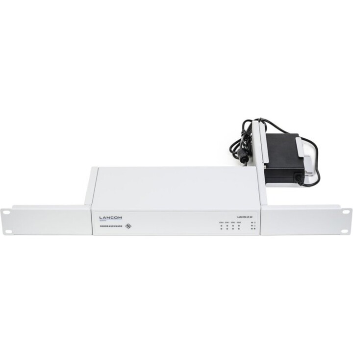 Lancom UF-60 Rack Mount 55128 Kit de montagem em bastidor 1U de 19 polegadas em aço para firewalls UF-60