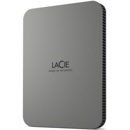 LaCie Mobile Drive Secure STLR2000400 2TB USB-C 3.2 Gen1 Portable Encrypted HDD 130MB/s Space Gray