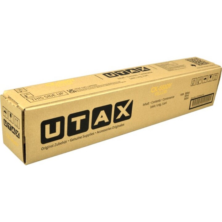 Utax 1T02R4AUT0 Original Yellow Toner Cartridge CK-5510Y High-Yield 12,000 pages standard capacity