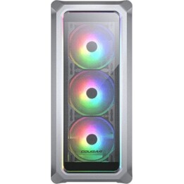 Cougar Archon 2 Mesh RGB Branco Vidro Temperado Torre ATX PC com 3 Ventiladores ARGB