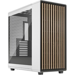 Fractal Design North XL TGC Midi Tower PC Tower Vetro temperato USB-C Bianco gesso