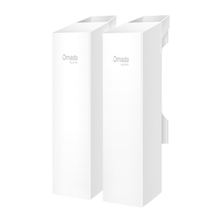 Kit bridge TP-Link EAP100 Omada 2,4 GHz N300 Wireless Bridge per uso interno/esterno. Porte: 3 porte RJ45 FE
