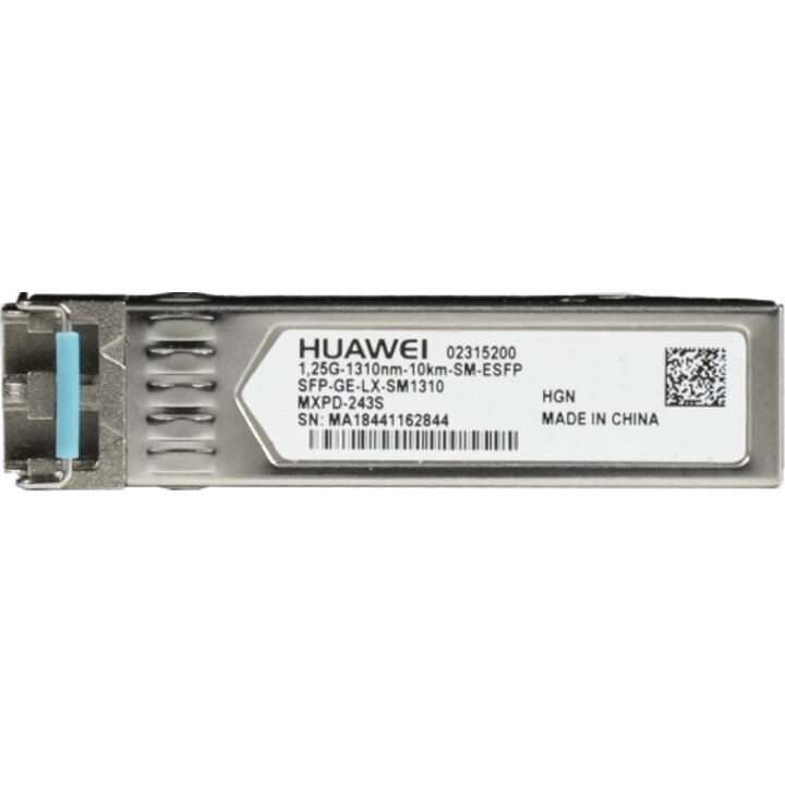 Transceptor óptico Huawei, ESFP, GE, módulo monomodo (1310 nm, 10 km, LC)