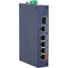 Dahua Industrial Switch 6 Ports Cloud Managed Gigabit, 4 Poe Ports, 60w, Hi-poe, L2